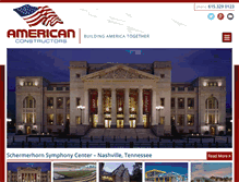Tablet Screenshot of americanconstructors.us